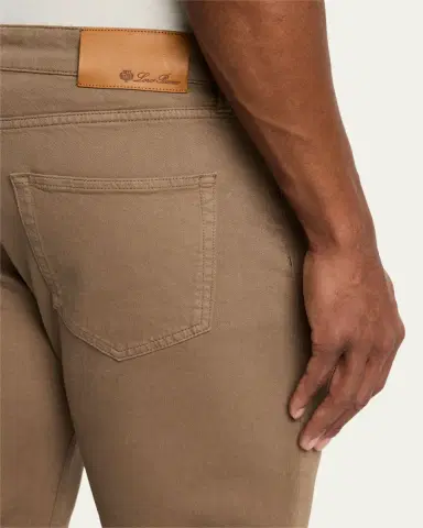Loro Piana Men's Quarona Denim Five-Pocket Pants | Thumbnail 9 Loro Piana Men's Quarona Denim Five-Pocket Pants | Thumbnail 9