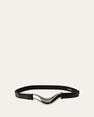 Déhanche Brancusi Metal Leather Belt | Thumbnail 4 Déhanche Brancusi Metal Leather Belt | Thumbnail 4