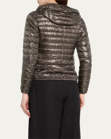 HERNO Angela Short Down Jacket with Detachable Hood | Thumbnail 3 HERNO Angela Short Down Jacket with Detachable Hood | Thumbnail 3