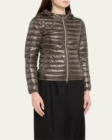 HERNO Angela Short Down Jacket with Detachable Hood | Thumbnail 4 HERNO Angela Short Down Jacket with Detachable Hood | Thumbnail 4