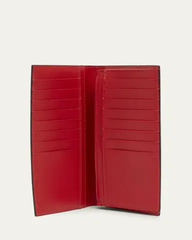 Christian Louboutin Men's Mooncrest Long Vertical Bifold Wallet | Thumbnail 2 Christian Louboutin Men's Mooncrest Long Vertical Bifold Wallet | Thumbnail 2