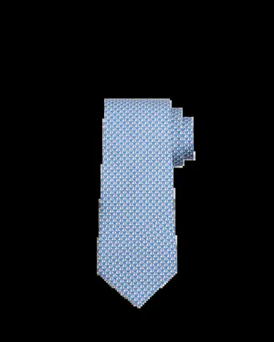 Ferragamo Men's Micro-Sailboat Print Tie | Thumbnail 2 Ferragamo Men's Micro-Sailboat Print Tie | Thumbnail 2