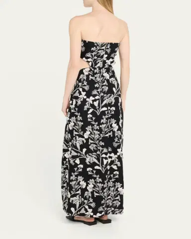 Agua by Agua Bendita Malaquita Strapless Cutout Maxi Dress | Thumbnail 3 Agua by Agua Bendita Malaquita Strapless Cutout Maxi Dress | Thumbnail 3