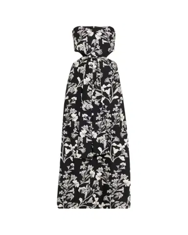 Agua by Agua Bendita Malaquita Strapless Cutout Maxi Dress | Thumbnail 1 Agua by Agua Bendita Malaquita Strapless Cutout Maxi Dress | Thumbnail 1