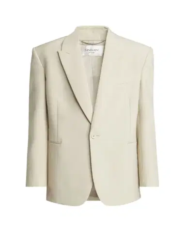 Saint Laurent Men's Wool-Silk Relaxed Sport Coat | Thumbnail 1 Saint Laurent Men's Wool-Silk Relaxed Sport Coat | Thumbnail 1