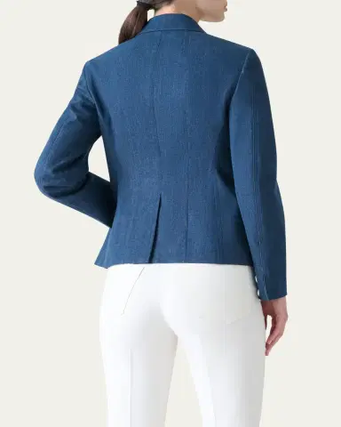Akris Delia Stretch Denim Jacket | Thumbnail 3 Akris Delia Stretch Denim Jacket | Thumbnail 3