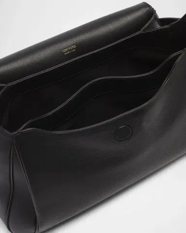 TOM FORD Tara Flap Shoulder Bag in Grain Leather | Thumbnail 14 TOM FORD Tara Flap Shoulder Bag in Grain Leather | Thumbnail 14