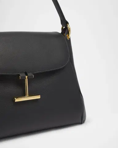 TOM FORD Tara Flap Shoulder Bag in Grain Leather | Thumbnail 15 TOM FORD Tara Flap Shoulder Bag in Grain Leather | Thumbnail 15