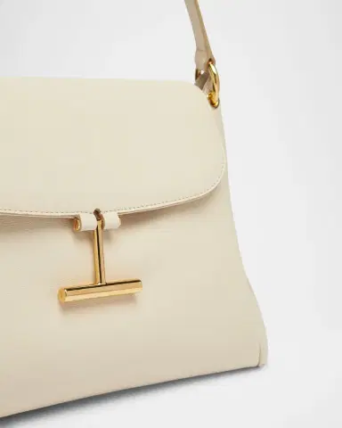 TOM FORD Tara Flap Shoulder Bag in Grain Leather | Thumbnail 5 TOM FORD Tara Flap Shoulder Bag in Grain Leather | Thumbnail 5