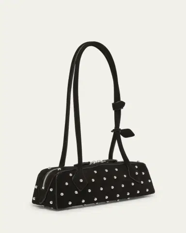 Alaïa Le Teckel Small Shoulder Bag in Studded Suede | Thumbnail 8 Alaïa Le Teckel Small Shoulder Bag in Studded Suede | Thumbnail 8