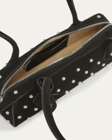 Alaïa Le Teckel Small Shoulder Bag in Studded Suede | Thumbnail 9 Alaïa Le Teckel Small Shoulder Bag in Studded Suede | Thumbnail 9