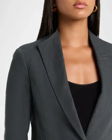 Giorgio Armani Linen Single-Breasted Blazer | Thumbnail 5 Giorgio Armani Linen Single-Breasted Blazer | Thumbnail 5