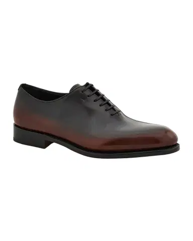 Ferragamo Men's Angiolo Tramezza Degrade Leather Oxfords | Thumbnail 1 Ferragamo Men's Angiolo Tramezza Degrade Leather Oxfords | Thumbnail 1