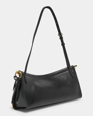 Alaïa Le Click Medium Shoulder Bag in Glossy Leather | Thumbnail 2 Alaïa Le Click Medium Shoulder Bag in Glossy Leather | Thumbnail 2