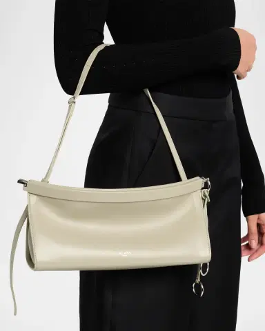 Alaïa Le Click Medium Shoulder Bag in Glossy Leather | Thumbnail 33 Alaïa Le Click Medium Shoulder Bag in Glossy Leather | Thumbnail 33