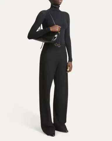 Alaïa Le Click Medium Shoulder Bag in Glossy Leather | Thumbnail 10 Alaïa Le Click Medium Shoulder Bag in Glossy Leather | Thumbnail 10