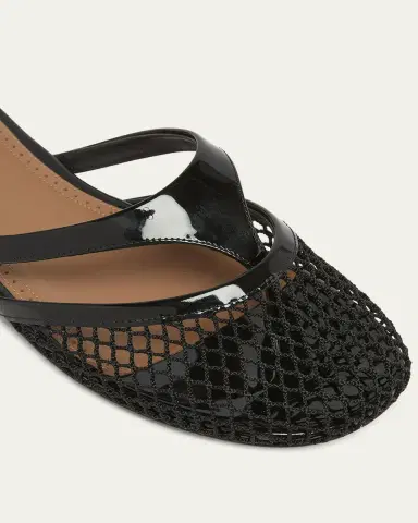 Alaïa Net Leather Thong Mules | Thumbnail 5 Alaïa Net Leather Thong Mules | Thumbnail 5