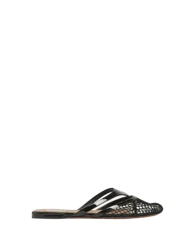 Alaïa Net Leather Thong Mules | Thumbnail 1 Alaïa Net Leather Thong Mules | Thumbnail 1
