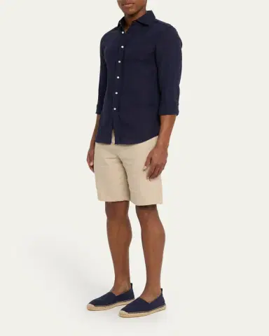Ralph Lauren Purple Label Men's Bosworth Cotton Canvas Espadrille | Thumbnail 8 Ralph Lauren Purple Label Men's Bosworth Cotton Canvas Espadrille | Thumbnail 8