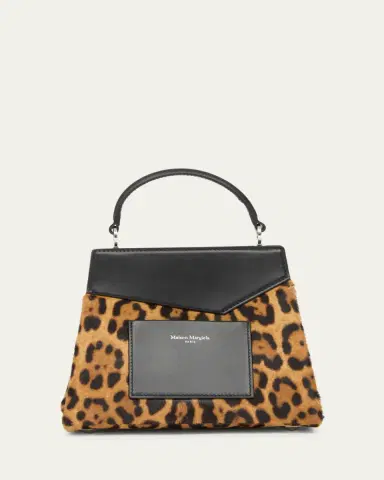 Maison Margiela Snatched Small Leopard Calf Hair Top-Handle Bag | Thumbnail 2 Maison Margiela Snatched Small Leopard Calf Hair Top-Handle Bag | Thumbnail 2