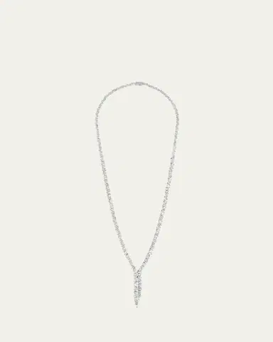 Suzanne Kalan 18K White Gold Classic Diamond Bolero Necklace | Thumbnail 2 Suzanne Kalan 18K White Gold Classic Diamond Bolero Necklace | Thumbnail 2