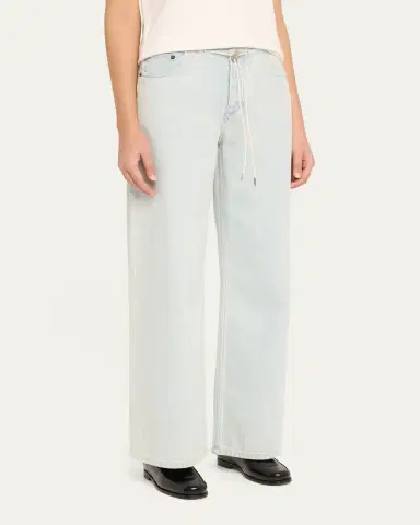 STILL HERE Cool Relaxed Drawstring Jeans | Thumbnail 3 STILL HERE Cool Relaxed Drawstring Jeans | Thumbnail 3