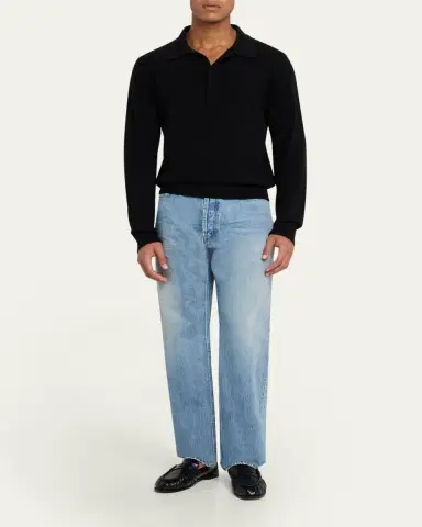 Saint Laurent Men's Faded Jeans | Thumbnail 6 Saint Laurent Men's Faded Jeans | Thumbnail 6