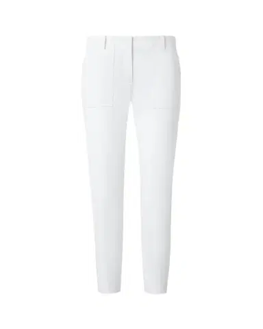 Akris punto Franco Bi-Stretch Cotton Gabardine Slim-Leg Ankle Pants | Thumbnail 1 Akris punto Franco Bi-Stretch Cotton Gabardine Slim-Leg Ankle Pants | Thumbnail 1