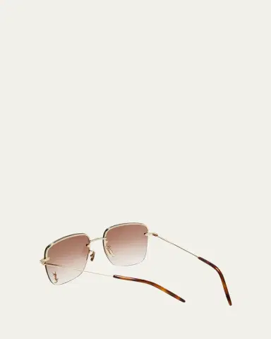 Saint Laurent YSL Rimless Square Metal Sunglasses | Thumbnail 6 Saint Laurent YSL Rimless Square Metal Sunglasses | Thumbnail 6