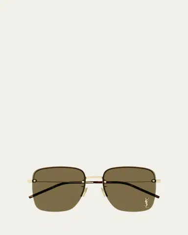 Saint Laurent YSL Rimless Square Metal Sunglasses | Thumbnail 7 Saint Laurent YSL Rimless Square Metal Sunglasses | Thumbnail 7