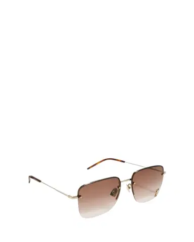 Saint Laurent YSL Rimless Square Metal Sunglasses | Thumbnail 1 Saint Laurent YSL Rimless Square Metal Sunglasses | Thumbnail 1