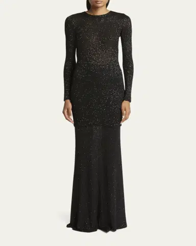 Balenciaga Sequined Knit Maxi Skirt | Thumbnail 2 Balenciaga Sequined Knit Maxi Skirt | Thumbnail 2