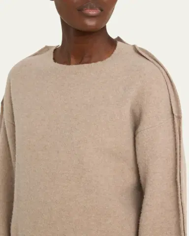 Aisling Camps Sculpted Merino Wool Pullover | Thumbnail 5 Aisling Camps Sculpted Merino Wool Pullover | Thumbnail 5