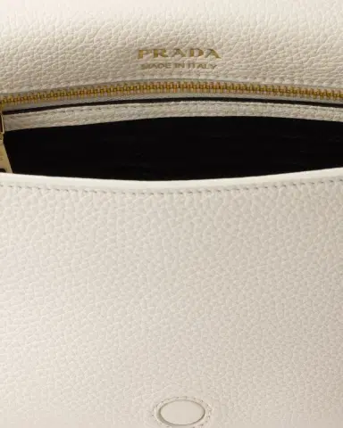 Prada Daino Flap Soft Leather Crossbody Bag | Thumbnail 8 Prada Daino Flap Soft Leather Crossbody Bag | Thumbnail 8