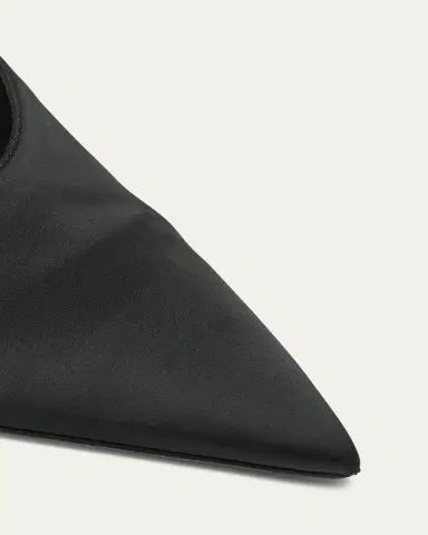 Alaïa Satin Wedge Mules | Thumbnail 10 Alaïa Satin Wedge Mules | Thumbnail 10