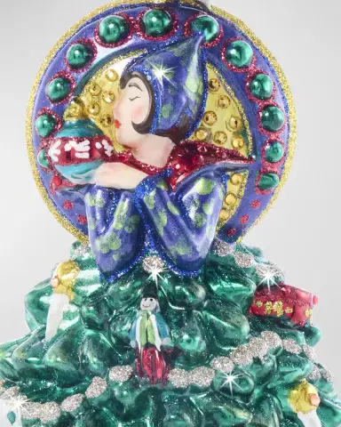 Jay Strongwater Nouveau Christmas Glass Ornament | Thumbnail 2 Jay Strongwater Nouveau Christmas Glass Ornament | Thumbnail 2