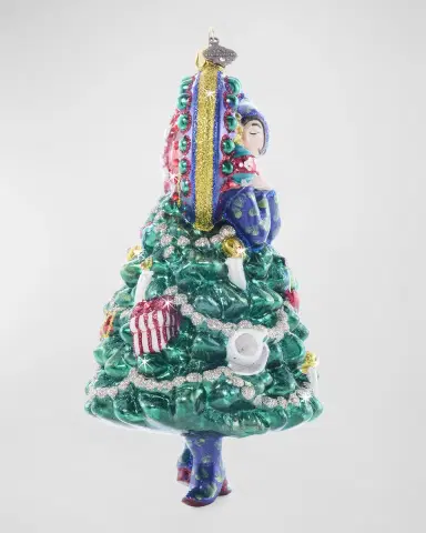 Jay Strongwater Nouveau Christmas Glass Ornament | Thumbnail 4 Jay Strongwater Nouveau Christmas Glass Ornament | Thumbnail 4