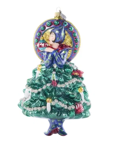 Jay Strongwater Nouveau Christmas Glass Ornament | Thumbnail 1 Jay Strongwater Nouveau Christmas Glass Ornament | Thumbnail 1