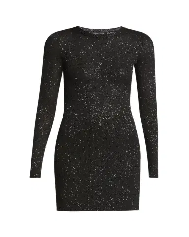 Balenciaga Sequined Knit Mini Long Sleeve Dress | Thumbnail 1 Balenciaga Sequined Knit Mini Long Sleeve Dress | Thumbnail 1