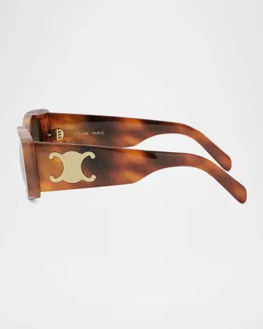 CELINE Maxi Triomphe Rectangle Sunglasses | Thumbnail 3 CELINE Maxi Triomphe Rectangle Sunglasses | Thumbnail 3