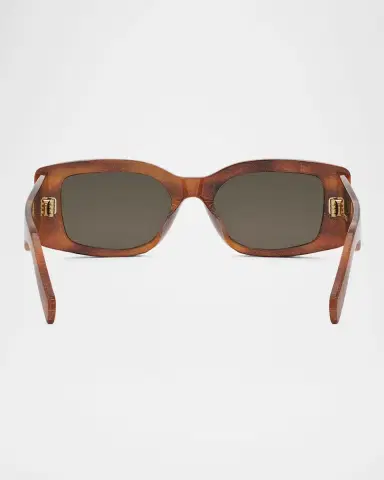CELINE Maxi Triomphe Rectangle Sunglasses | Thumbnail 4 CELINE Maxi Triomphe Rectangle Sunglasses | Thumbnail 4
