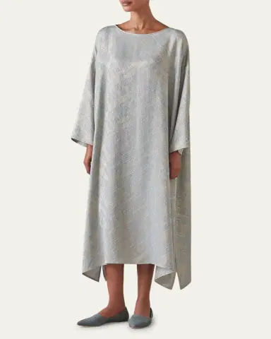 Eskandar Wide A-line Scoop Neck Dress | Thumbnail 2 Eskandar Wide A-line Scoop Neck Dress | Thumbnail 2