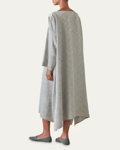 Eskandar Wide A-line Scoop Neck Dress | Thumbnail 3 Eskandar Wide A-line Scoop Neck Dress | Thumbnail 3