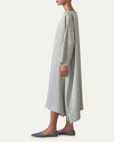 Eskandar Wide A-line Scoop Neck Dress | Thumbnail 4 Eskandar Wide A-line Scoop Neck Dress | Thumbnail 4