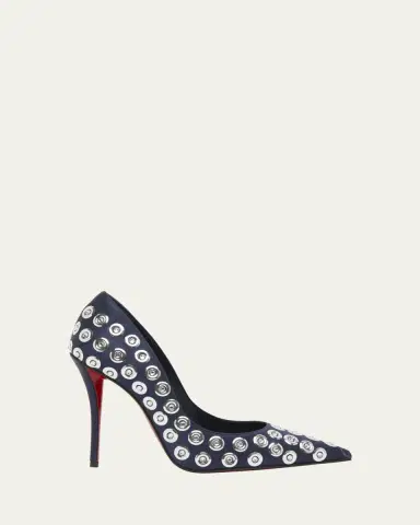 Christian Louboutin 100mm Miss Z Silk Crystal Pumps | Thumbnail 4 Christian Louboutin 100mm Miss Z Silk Crystal Pumps | Thumbnail 4