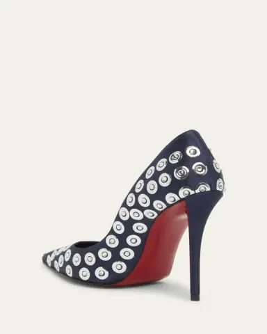 Christian Louboutin 100mm Miss Z Silk Crystal Pumps | Thumbnail 5 Christian Louboutin 100mm Miss Z Silk Crystal Pumps | Thumbnail 5