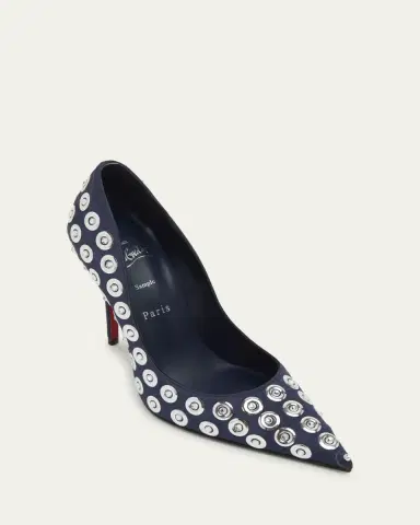Christian Louboutin 100mm Miss Z Silk Crystal Pumps | Thumbnail 6 Christian Louboutin 100mm Miss Z Silk Crystal Pumps | Thumbnail 6