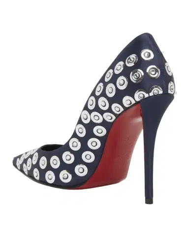 Christian Louboutin 100mm Miss Z Silk Crystal Pumps | Thumbnail 1 Christian Louboutin 100mm Miss Z Silk Crystal Pumps | Thumbnail 1