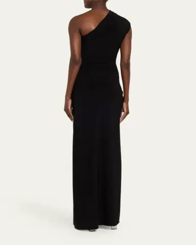 GRACE LING One-Shoulder Claw Slit Gown | Thumbnail 3 GRACE LING One-Shoulder Claw Slit Gown | Thumbnail 3