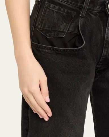 Maison Margiela 5-Pocket Straight-Leg Denim Ankle Pants | Thumbnail 5 Maison Margiela 5-Pocket Straight-Leg Denim Ankle Pants | Thumbnail 5